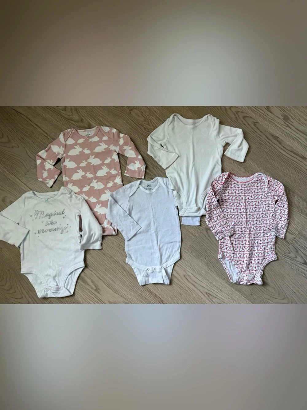 Baby Girl Long-Sleeve Onesie Bundle